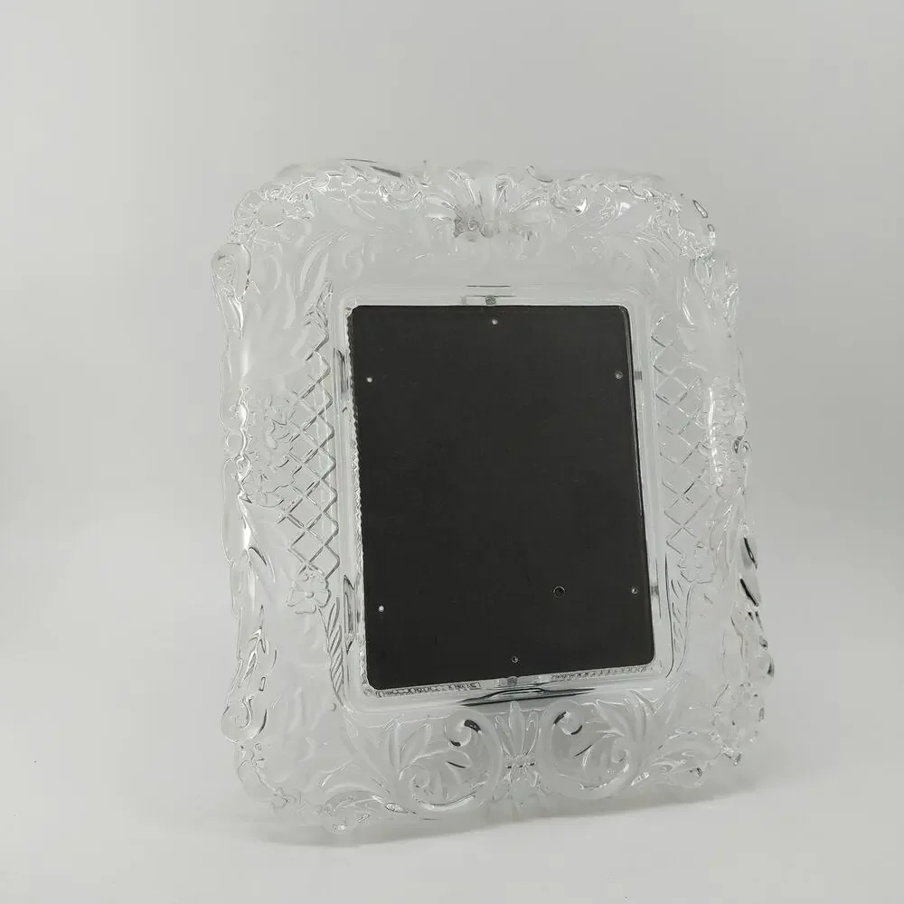 Mikasa Timeless Love 7x9 Wedding Frame Bride Crystal Glass Picture Romantic